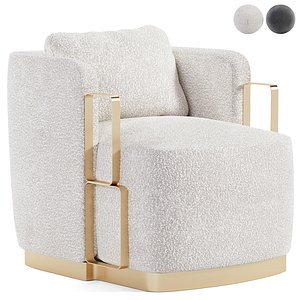 3D Boho armchair by Jose leite de Castro model