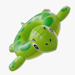 Green Turtle Pool Float Toy