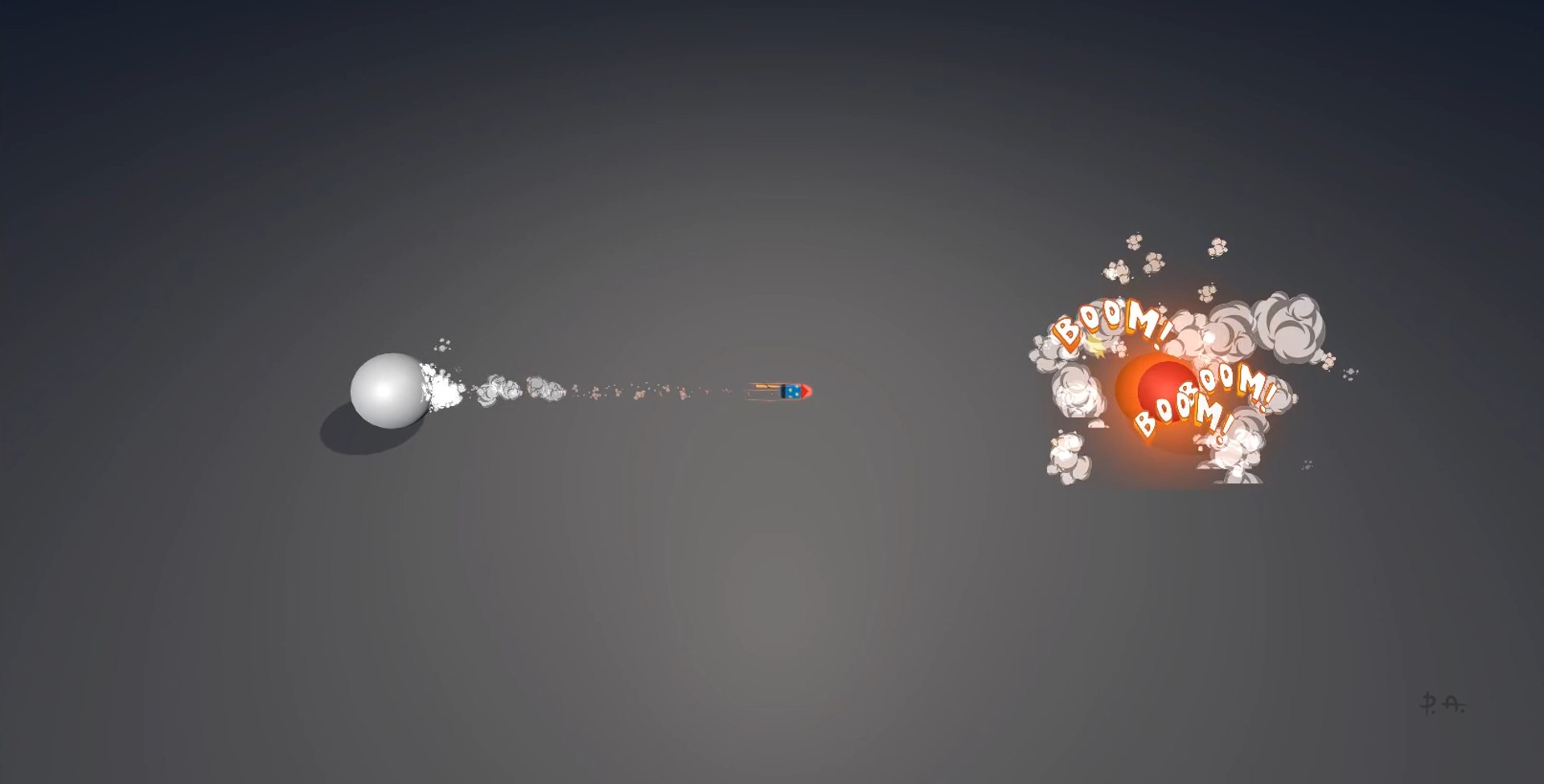 3D Cartoon Missile Explosion Vfx - TurboSquid 1500691