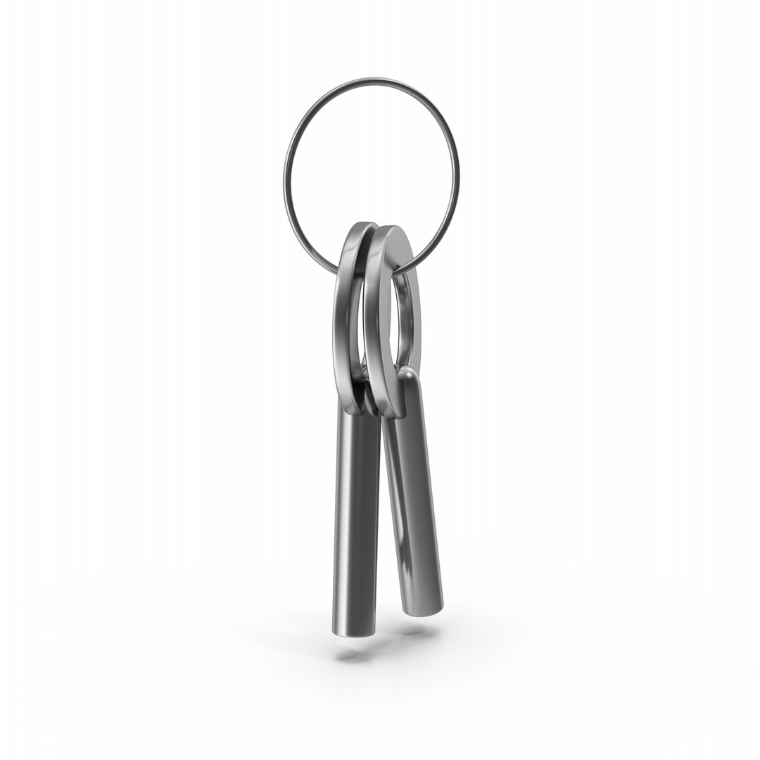 3D Hanging Handcuff Keys Model TurboSquid 2156537