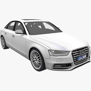 3D Audi s4 car model
