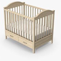 Wooden Baby Bed