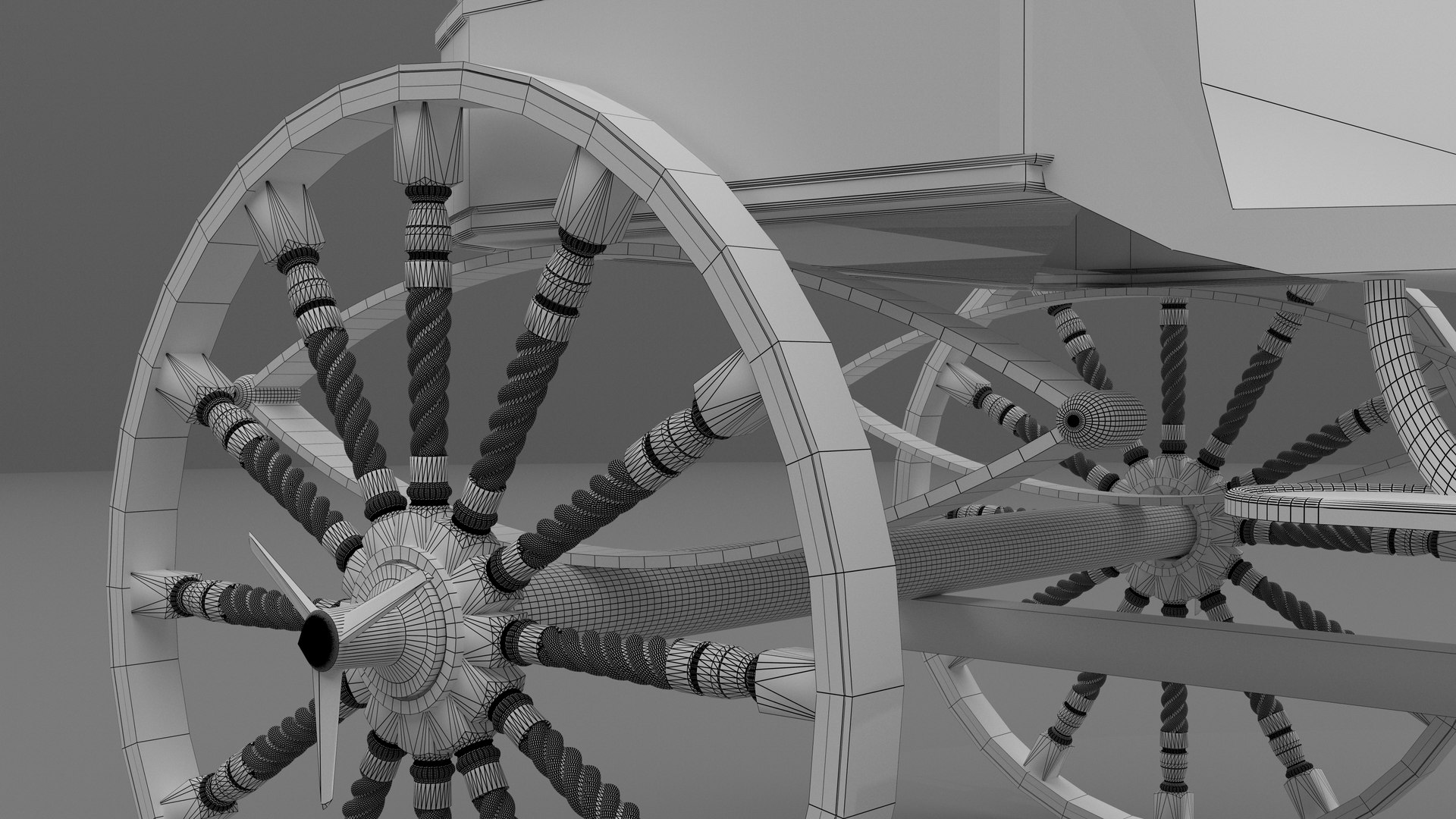 3D Model Race Chariot 8K - TurboSquid 2309345
