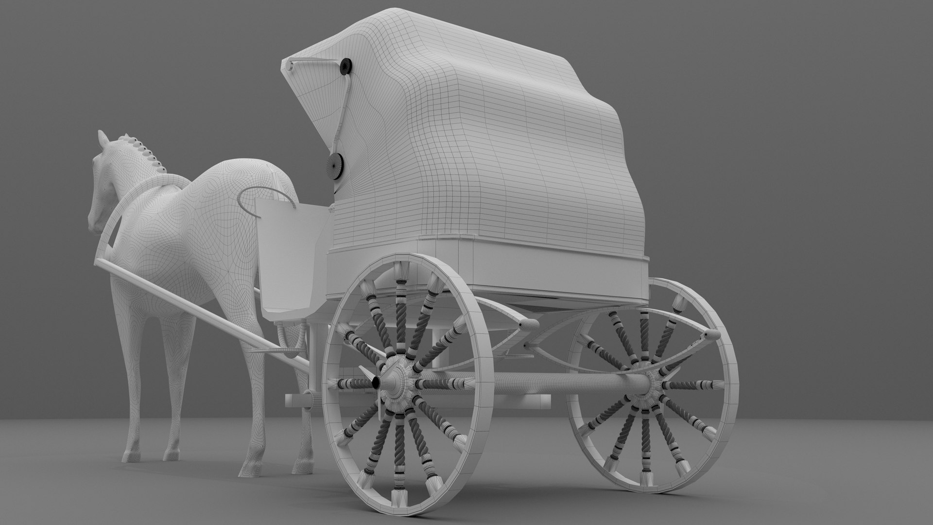 3D Model Race Chariot 8K - TurboSquid 2309345