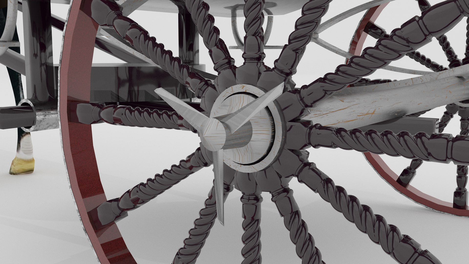 3D Model Race Chariot 8K - TurboSquid 2309345