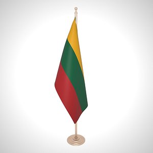 lithuanian flag 3D model