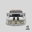 money counter bills 3D