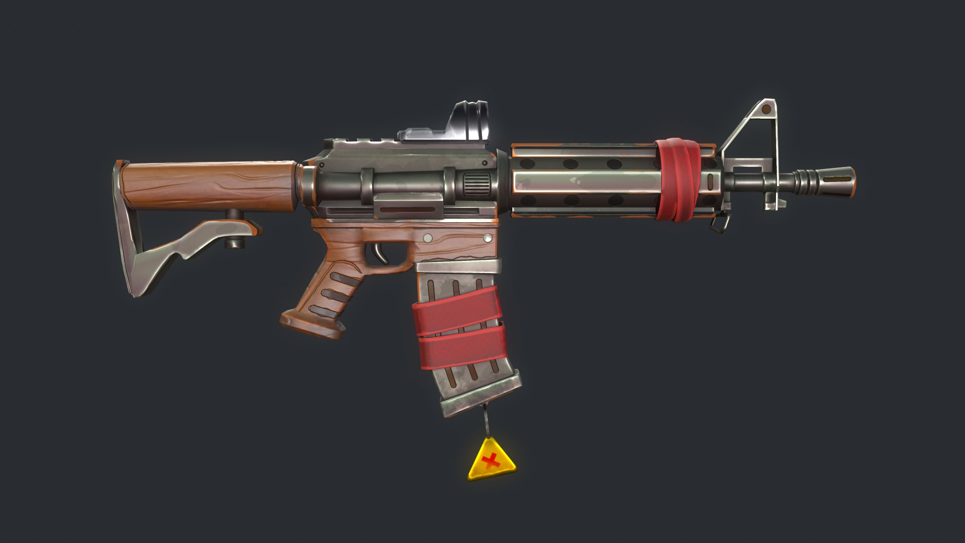 3D Stylized carbine Rifile - TurboSquid 1861529