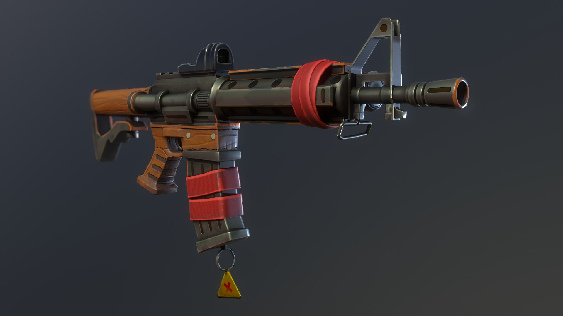 3D Stylized carbine Rifile - TurboSquid 1861529