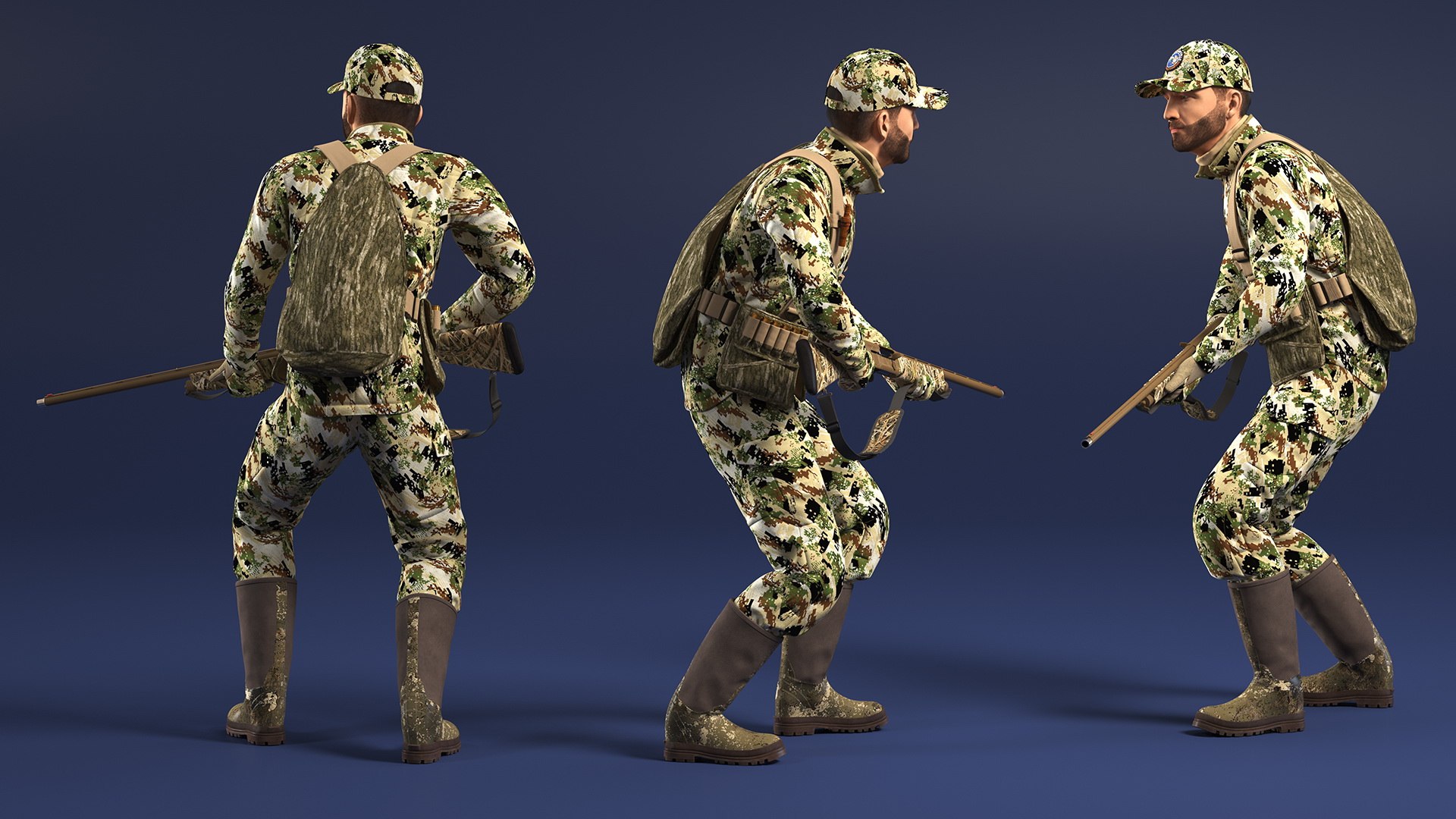 3D Creeping Duck Hunter in Forest Camo Fur https://p.turbosquid.com/ts-thumb/qE/V6QuXt/Bu/creepingduckhunterinforestcamofurvray3dmodel009/jpg/1663281485/1920x1080/fit_q87/7ea2948bad8eba1c75f729942e71c9188ca1fdca/creepingduckhunterinforestcamofurvray3dmodel009.jpg