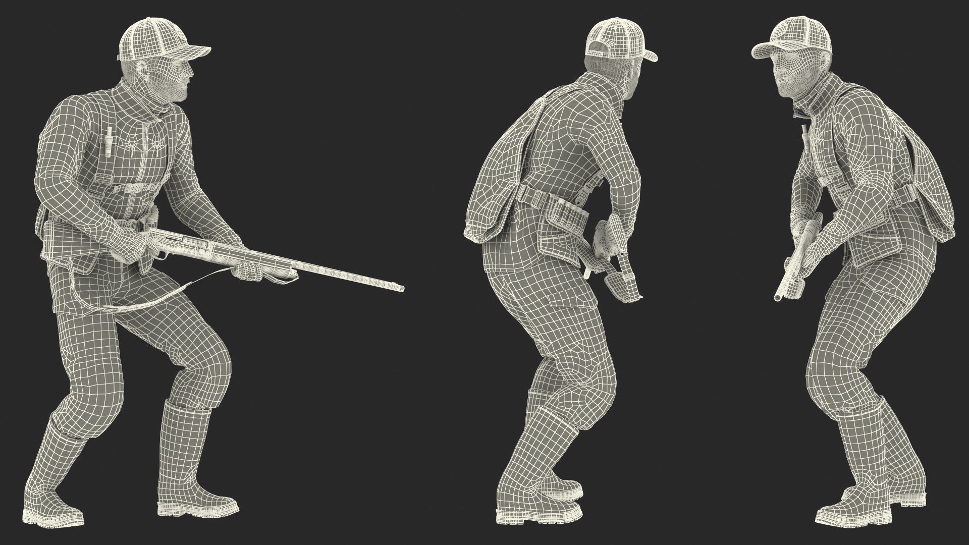 3D Creeping Duck Hunter in Forest Camo Fur https://p.turbosquid.com/ts-thumb/qE/V6QuXt/Xl/creepingduckhunterinforestcamofurvray3dmodel022/jpg/1663281531/1920x1080/fit_q87/d7d2195ee369c550bcaa89803e7b20a32e57a240/creepingduckhunterinforestcamofurvray3dmodel022.jpg