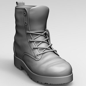 3D model old boots