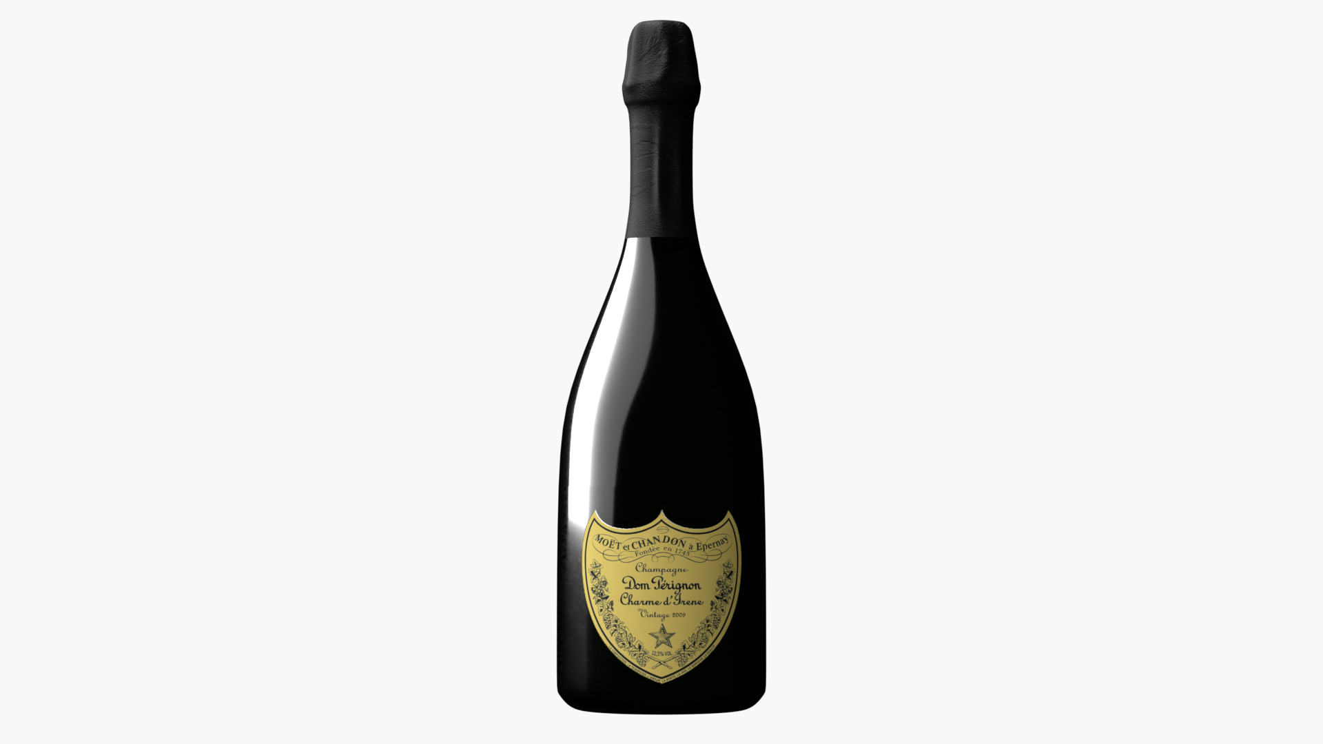 Champagne Dom Perignon 3D model