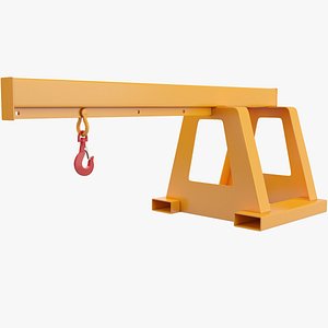 Forklift Crane 3D