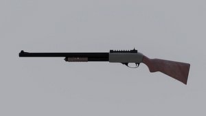 simple shotgun 3D model