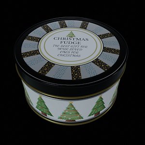 3D Christams sweets Christmas Fudge Low-poly 3D model