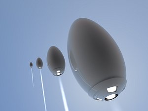 Futuristic Launcher Drone