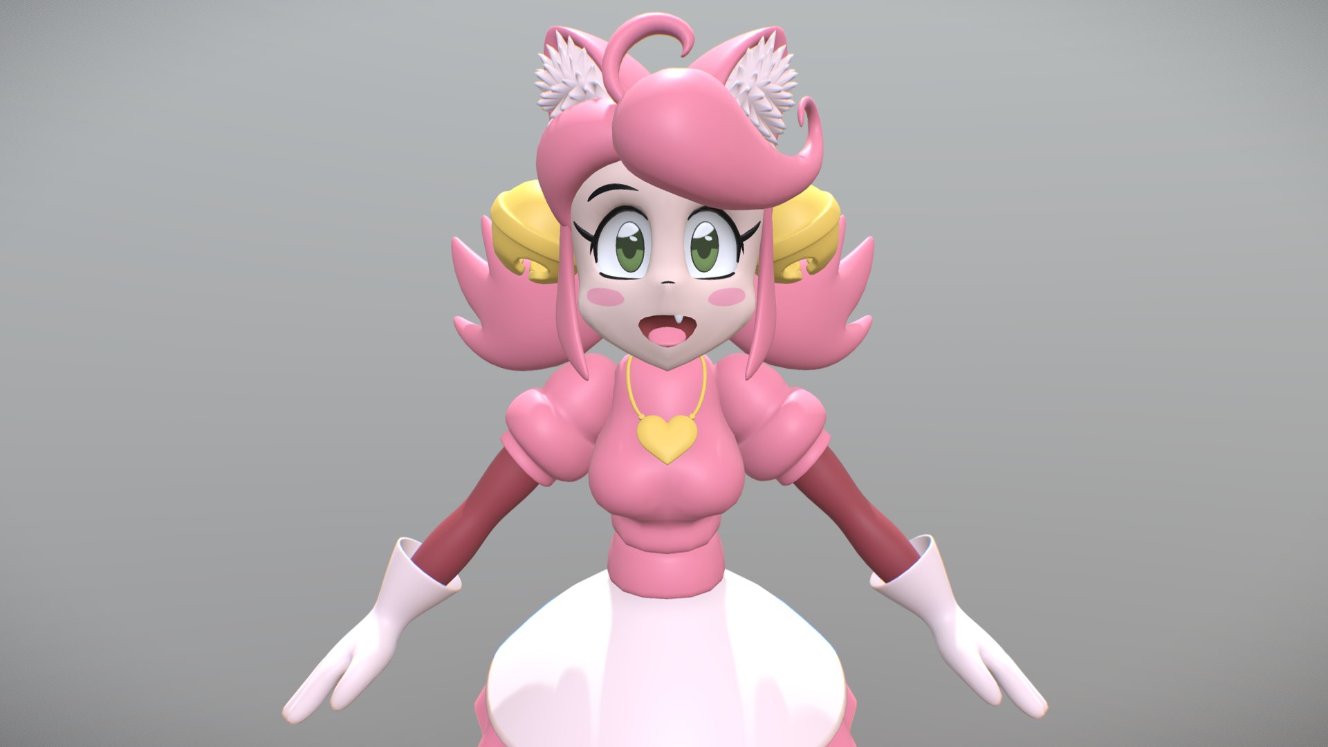 Mad Mew Mew - Undertale - Unofficial 3D Model - TurboSquid 2499285