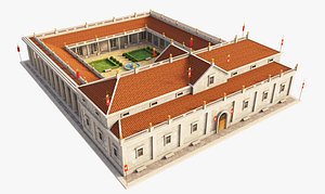 Roman Garden Villa 3D model