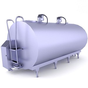 3D Milk Tank Low Poly Mods 5