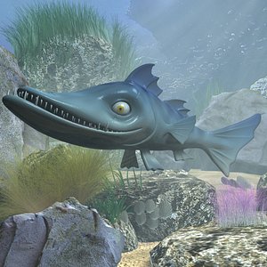 3ds cartoon barracuda ged