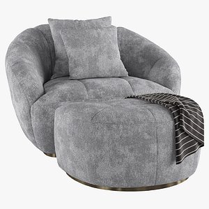 3D model Armchair Cara