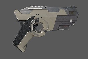 Si-Fi handgun Overwatch style