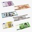3D Paper Banknotes Collection 3 model