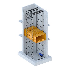 3D Lift Genis 4000kg model