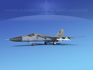 3d obj general f-111 aardvark bomber