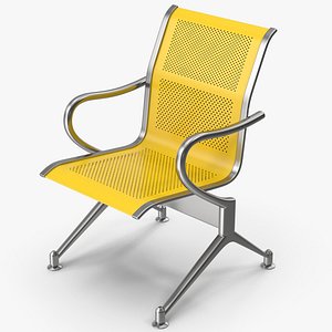 Yellow Waiting Room Seating  Chair