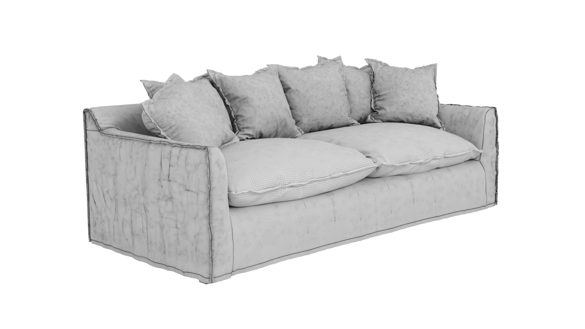 3D Model Palermo 3 Seater Sofa - TurboSquid 2040425