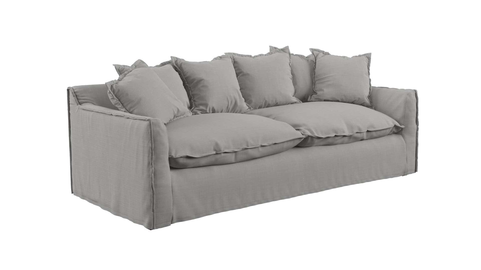 3D Model Palermo 3 Seater Sofa - TurboSquid 2040425