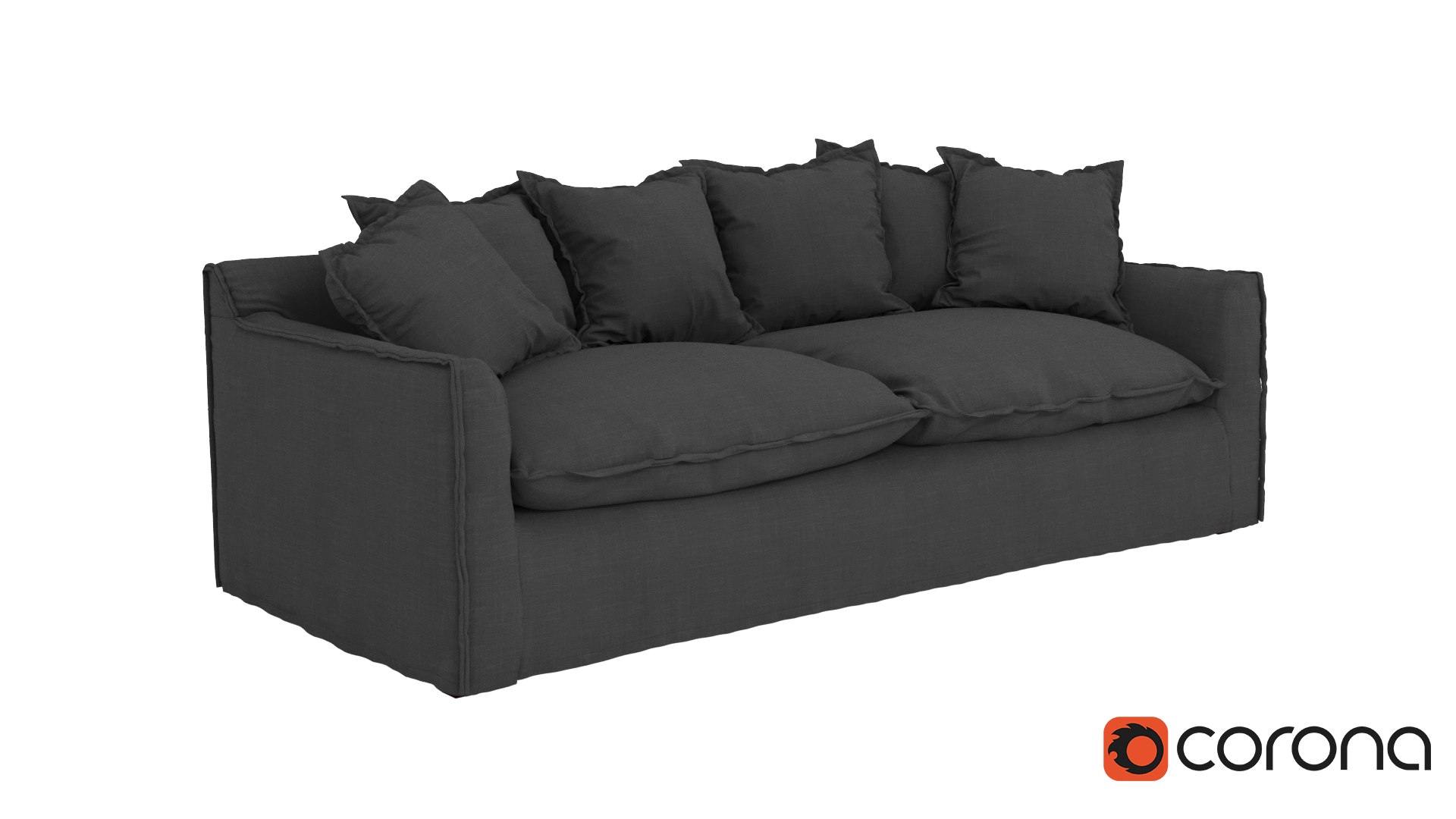 3D Model Palermo 3 Seater Sofa - TurboSquid 2040425