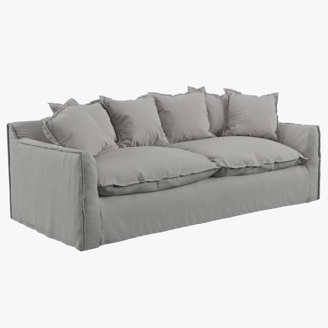 3D model Palermo 3 Seater Sofa - TurboSquid 2040425