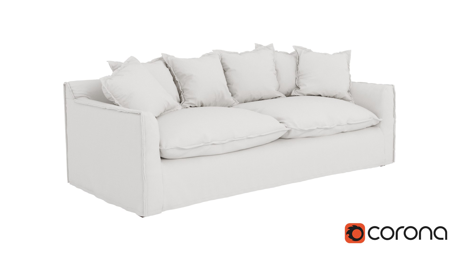3D Model Palermo 3 Seater Sofa - TurboSquid 2040425