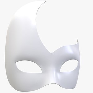 mask wolf civette rondine 3D