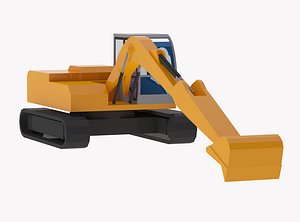 Excavator Mining R994 Simplified 3D model