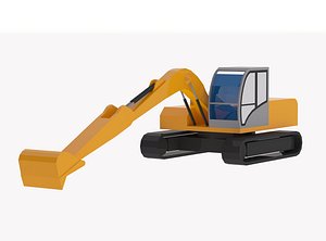 Excavator Mining R994 Simplified 3D model