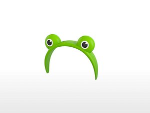 3D Headband002 Frog Headband model