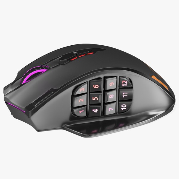 Mouse para jogos RGB sem fio Modelo 3D - TurboSquid 2099523
