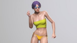 Dancing Beach Party Girl