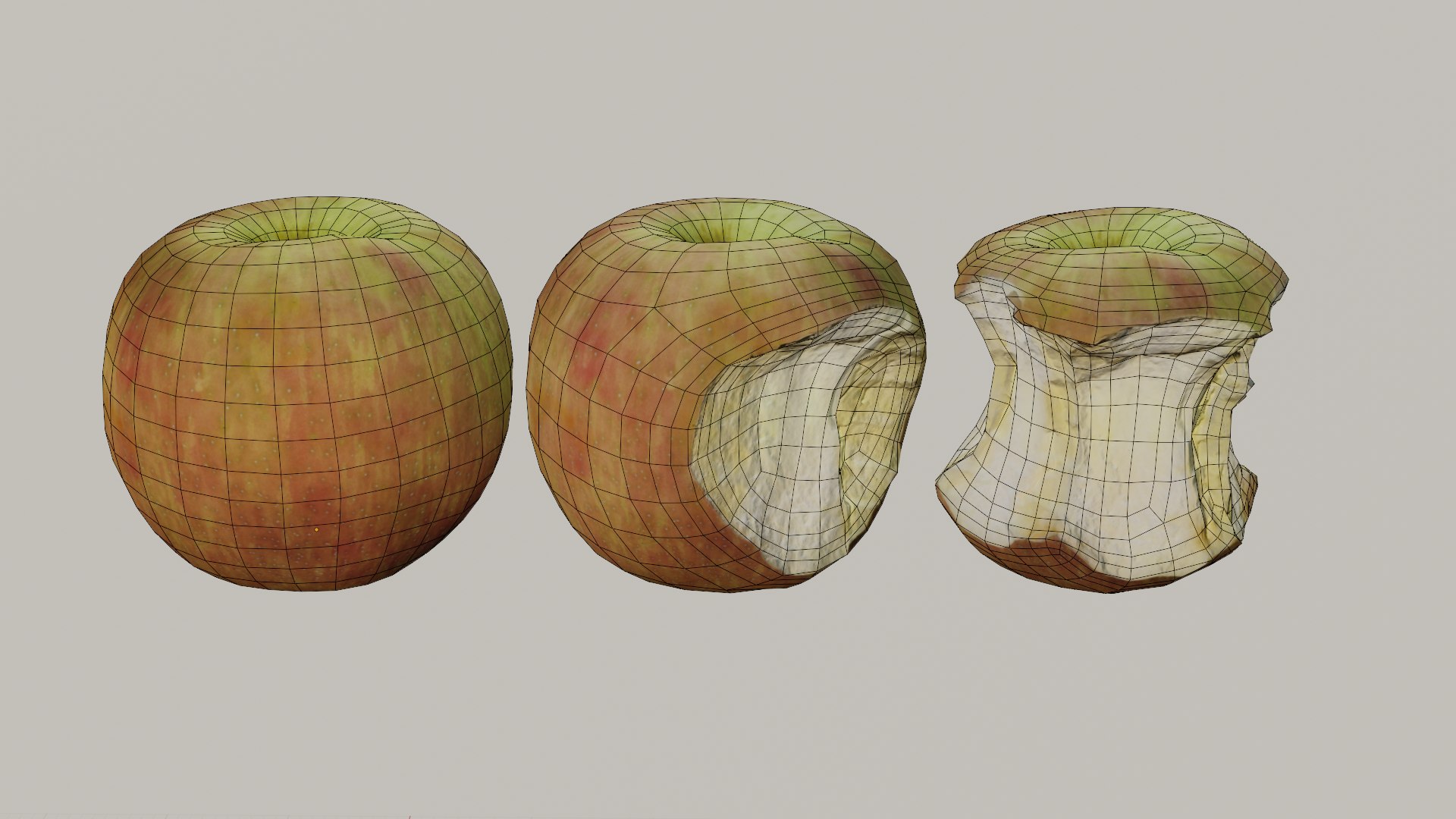 3D Apple Asset Pack Model - TurboSquid 1820493