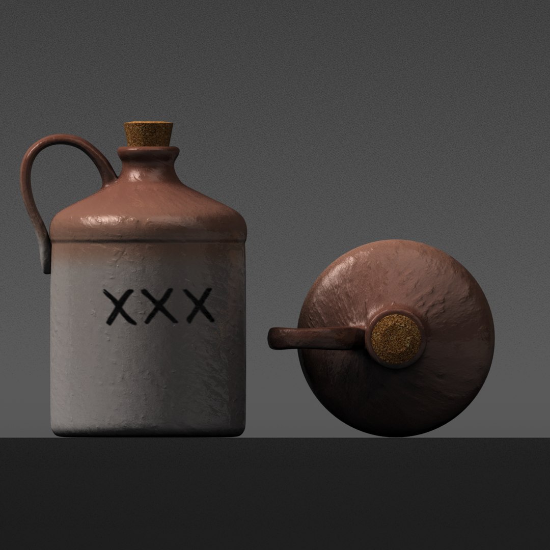 Jug Bottle Obj