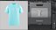 V字型ラウンドネックTシャツ CLO FILE