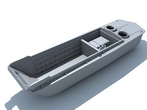 lcvp higgins boat 3d model