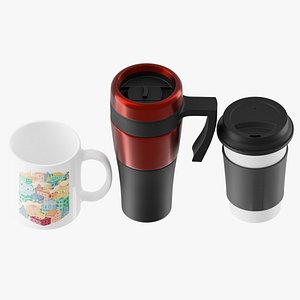 3D model 40oz Travel Mug Tumbler VR / AR / low-poly