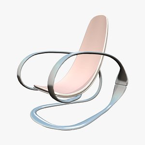 3D Curvy Chair model