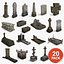 Lowpoly Gravestone 20 Pack