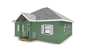 bungalow house 3D model